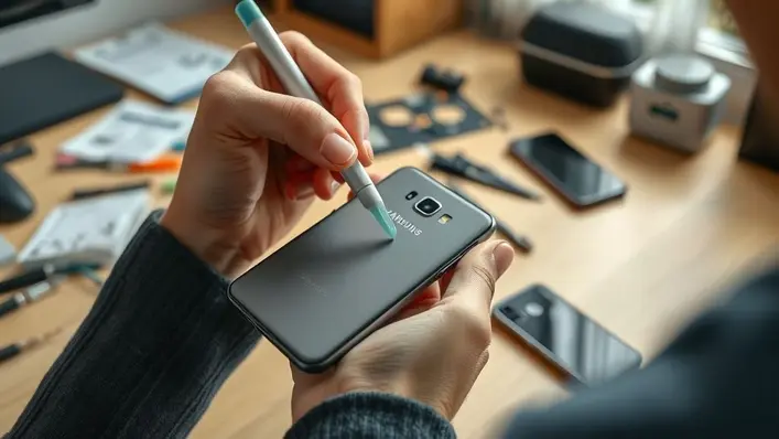 como abrir celular samsung