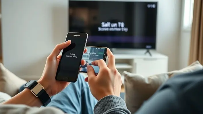 como espelhar celular samsung na tv